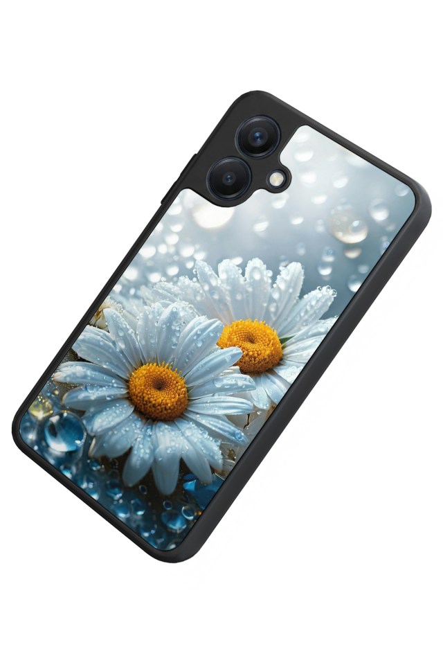 Samsung Galaxy A07 Uyumlu Cicek Tasarımlı Glossy Premium Kılıf