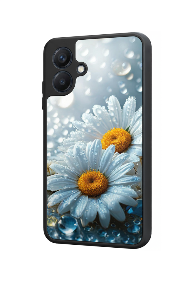 Samsung Galaxy A07 Uyumlu Cicek Tasarımlı Glossy Premium Kılıf