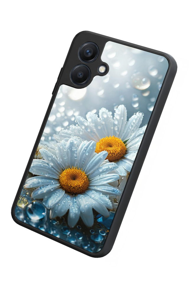 Samsung Galaxy A07 Uyumlu Cicek Tasarımlı Glossy Premium Kılıf