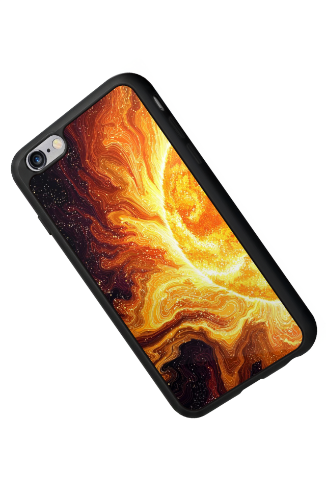iPhone 6s Plus Uyumlu Güneş Tasarımlı Glossy Premium Kılıf
