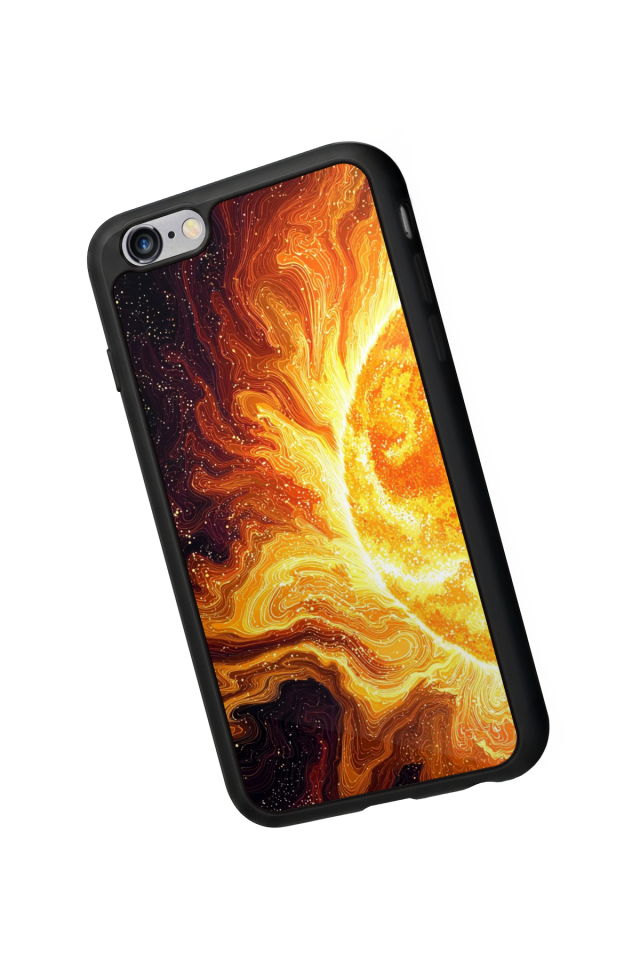 iPhone 6s Plus Uyumlu Güneş Tasarımlı Glossy Premium Kılıf