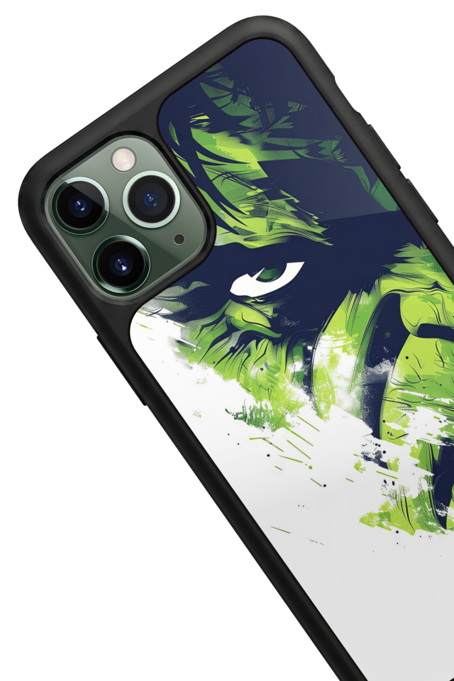 iPhone 11 Pro Max Uyumlu Hulk Tasarımlı Glossy Premium Kılıf