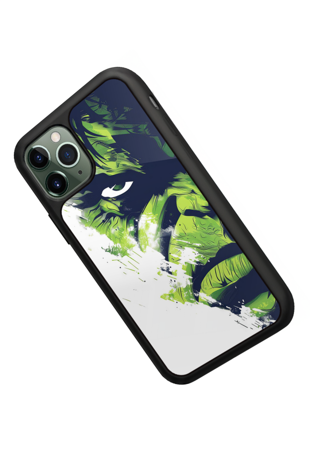 iPhone 11 Pro Max Uyumlu Hulk Tasarımlı Glossy Premium Kılıf