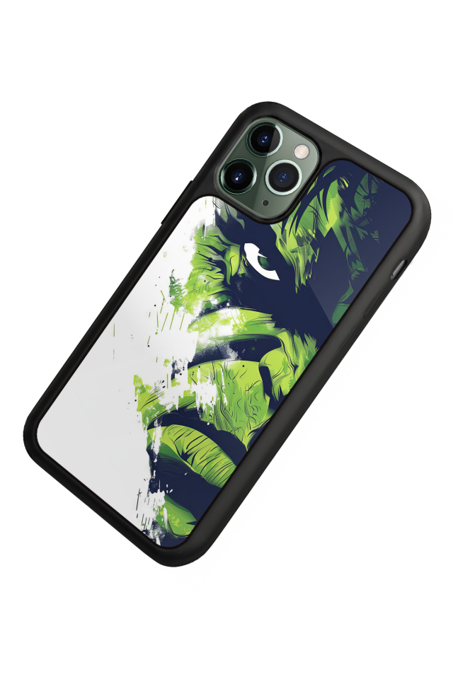 iPhone 11 Pro Max Uyumlu Hulk Tasarımlı Glossy Premium Kılıf