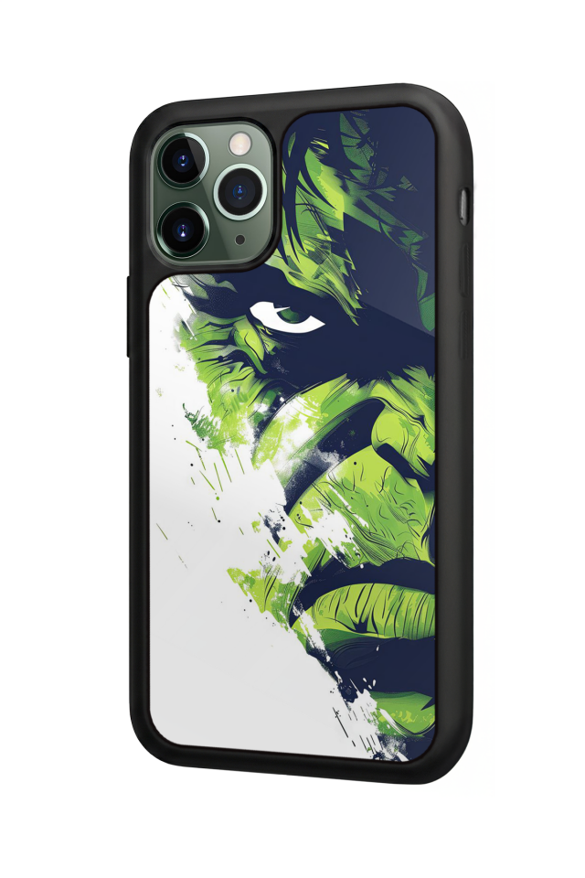 iPhone 11 Pro Max Uyumlu Hulk Tasarımlı Glossy Premium Kılıf