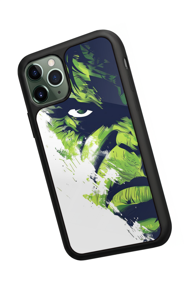 iPhone 11 Pro Max Uyumlu Hulk Tasarımlı Glossy Premium Kılıf