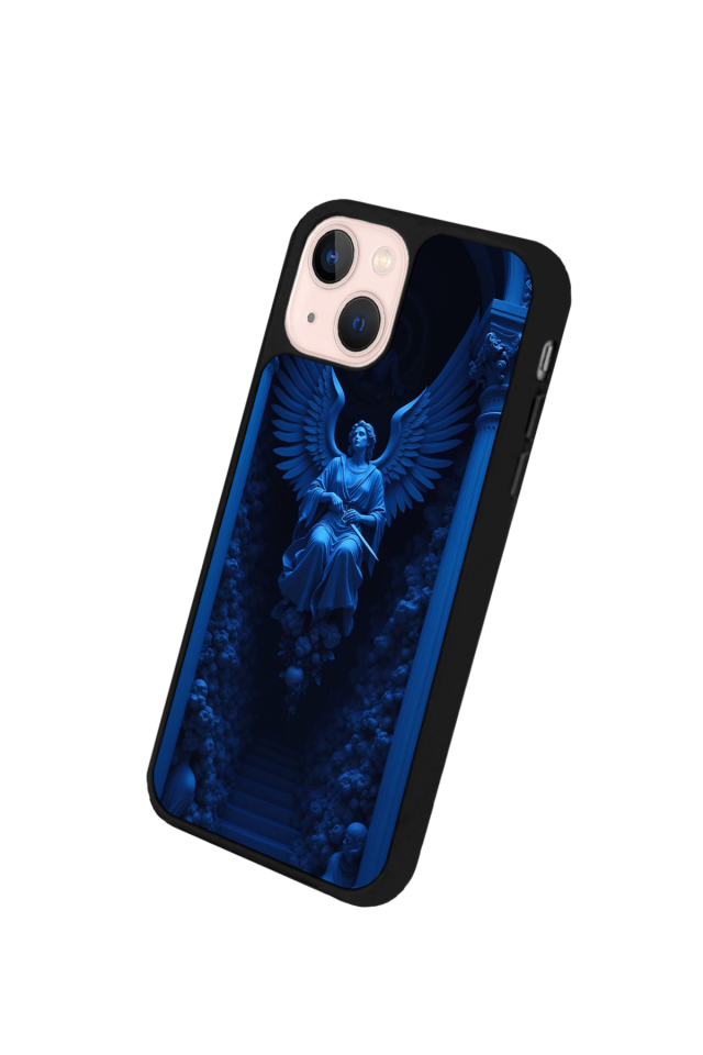 iPhone 15 Plus Uyumlu Melek Tasarımlı Glossy Premium Kılıf