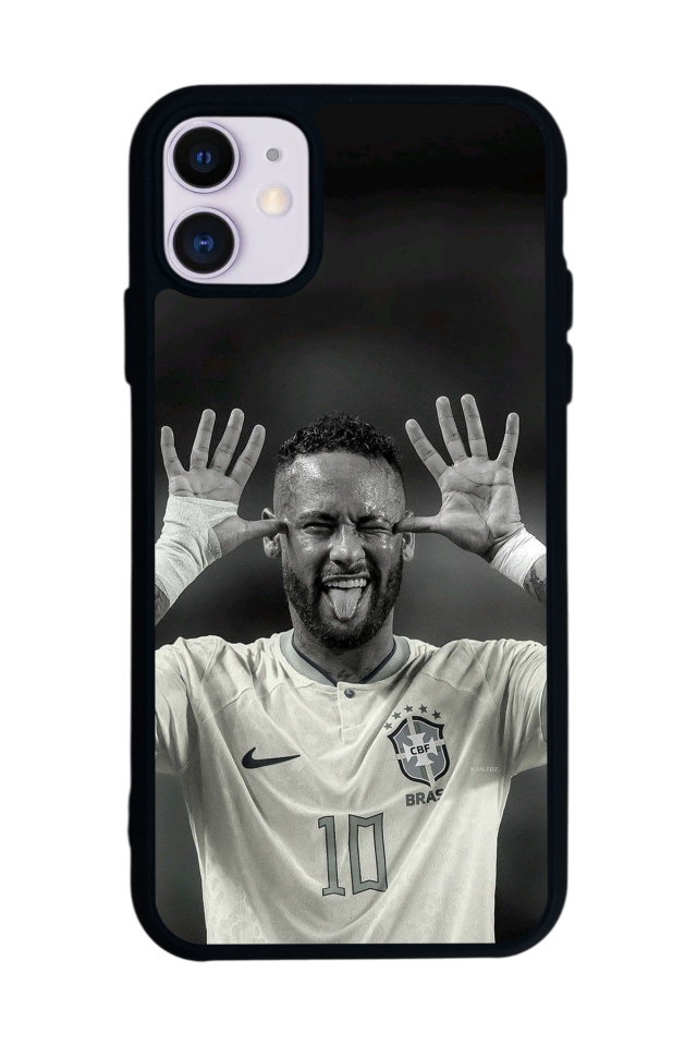 iPhone 11 Uyumlu Neymar Tasarımlı Glossy Premium Kılıf