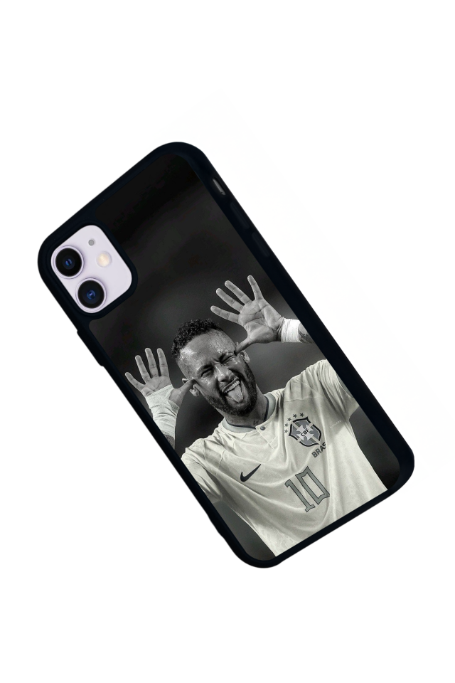 iPhone 11 Uyumlu Neymar Tasarımlı Glossy Premium Kılıf