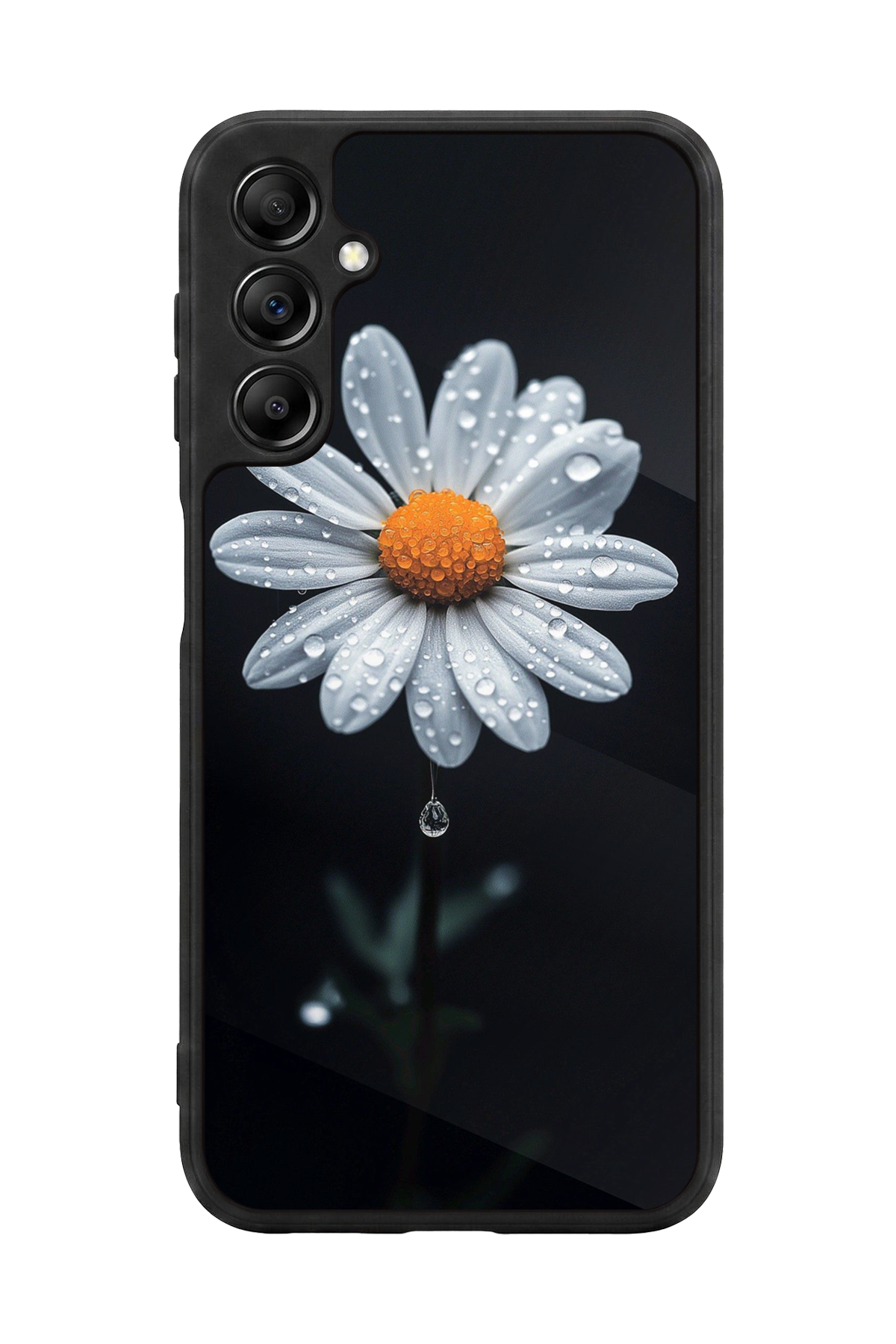 Samsung Galaxy A14 Uyumlu Papatya Tasarımlı Glossy Premium Kılıf