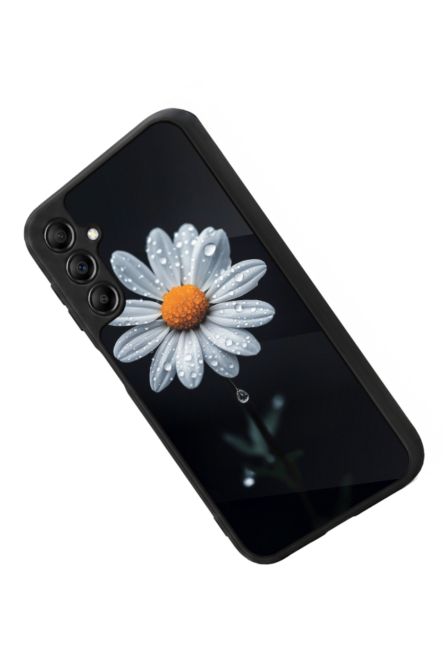 Samsung Galaxy A14 Uyumlu Papatya Tasarımlı Glossy Premium Kılıf