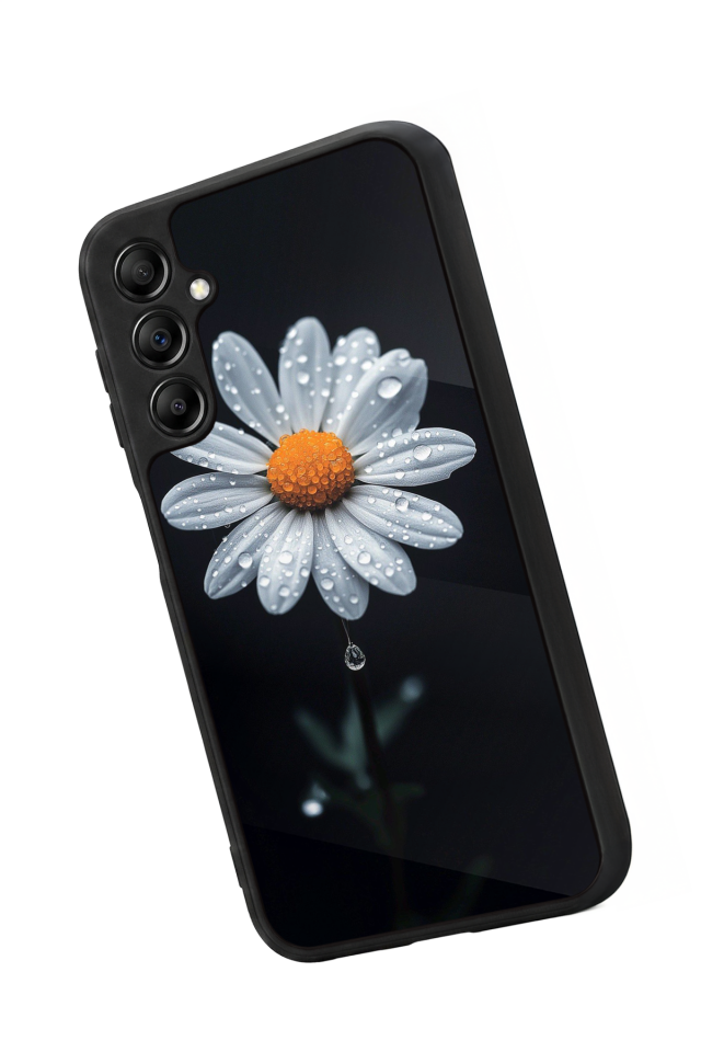 Samsung Galaxy A14 Uyumlu Papatya Tasarımlı Glossy Premium Kılıf