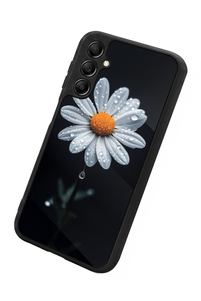 Samsung Galaxy A14 Uyumlu Papatya Tasarımlı Glossy Premium Kılıf