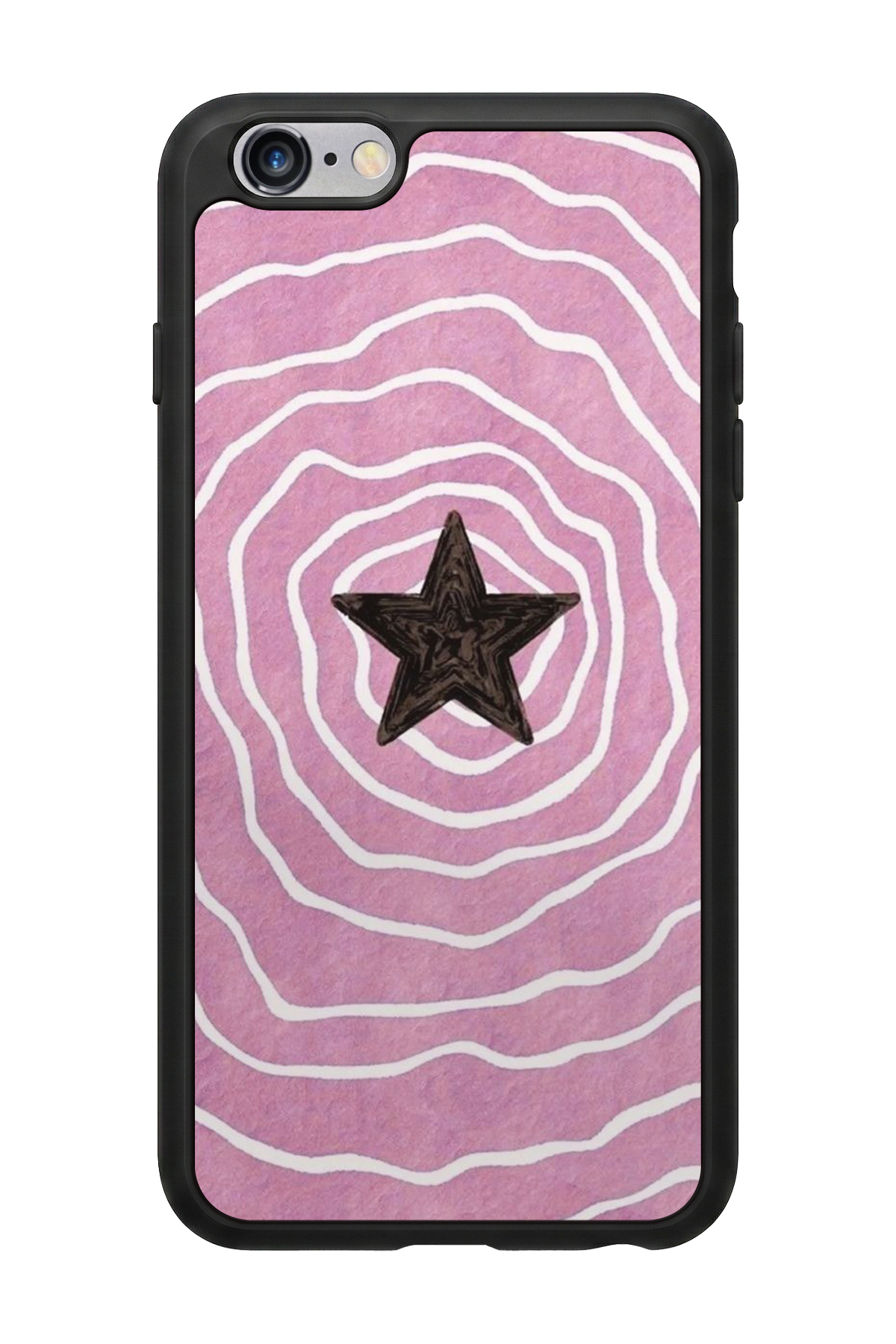 iPhone 6 Plus Uyumlu Retro Yildizlar Tasarımlı Glossy Premium Kılıf