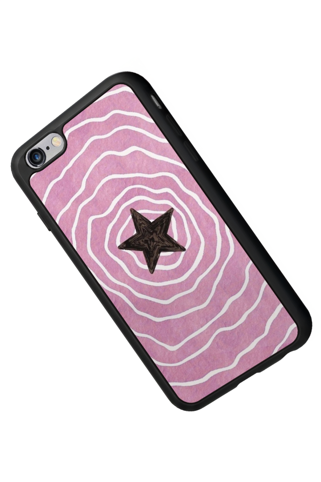 iPhone 6 Plus Uyumlu Retro Yildizlar Tasarımlı Glossy Premium Kılıf