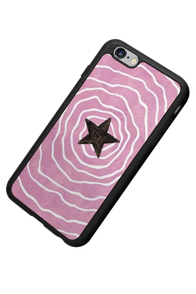 iPhone 6 Plus Uyumlu Retro Yildizlar Tasarımlı Glossy Premium Kılıf