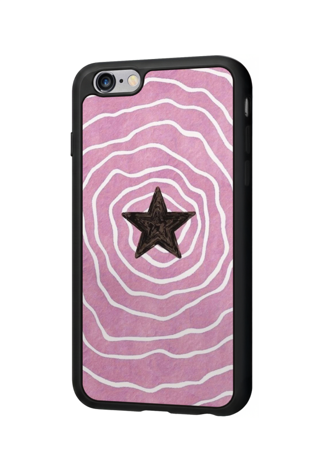 iPhone 6 Plus Uyumlu Retro Yildizlar Tasarımlı Glossy Premium Kılıf