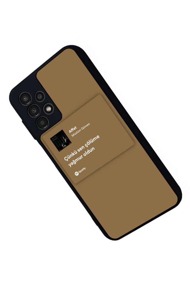 Samsung Galaxy A23 Uyumlu Sarki Sozleri Tasarımlı Glossy Premium Kılıf