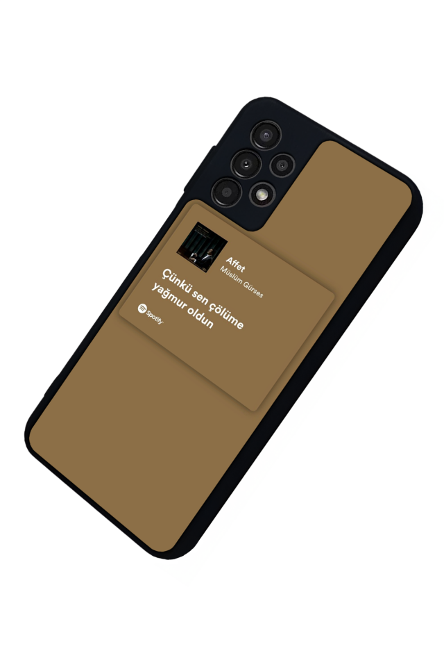 Samsung Galaxy A23 Uyumlu Sarki Sozleri Tasarımlı Glossy Premium Kılıf