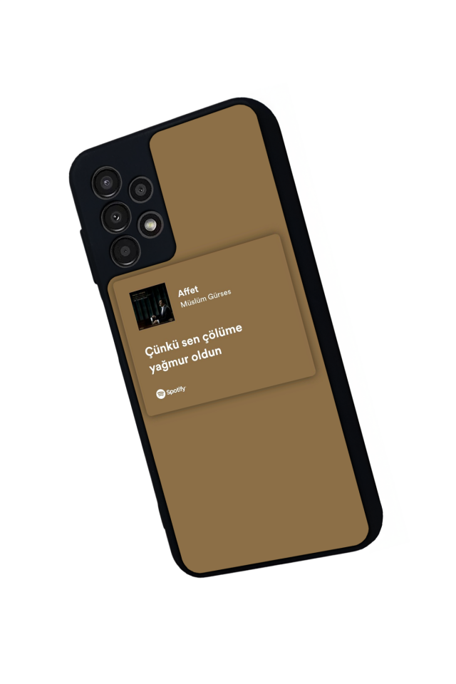 Samsung Galaxy A23 Uyumlu Sarki Sozleri Tasarımlı Glossy Premium Kılıf