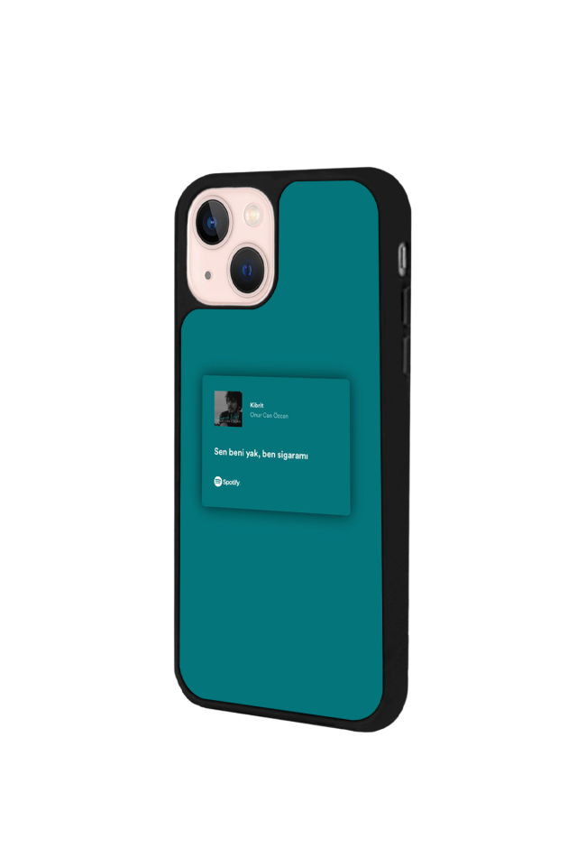 iPhone 14 Plus Uyumlu Sarki Sozleri Tasarımlı Glossy Premium Kılıf