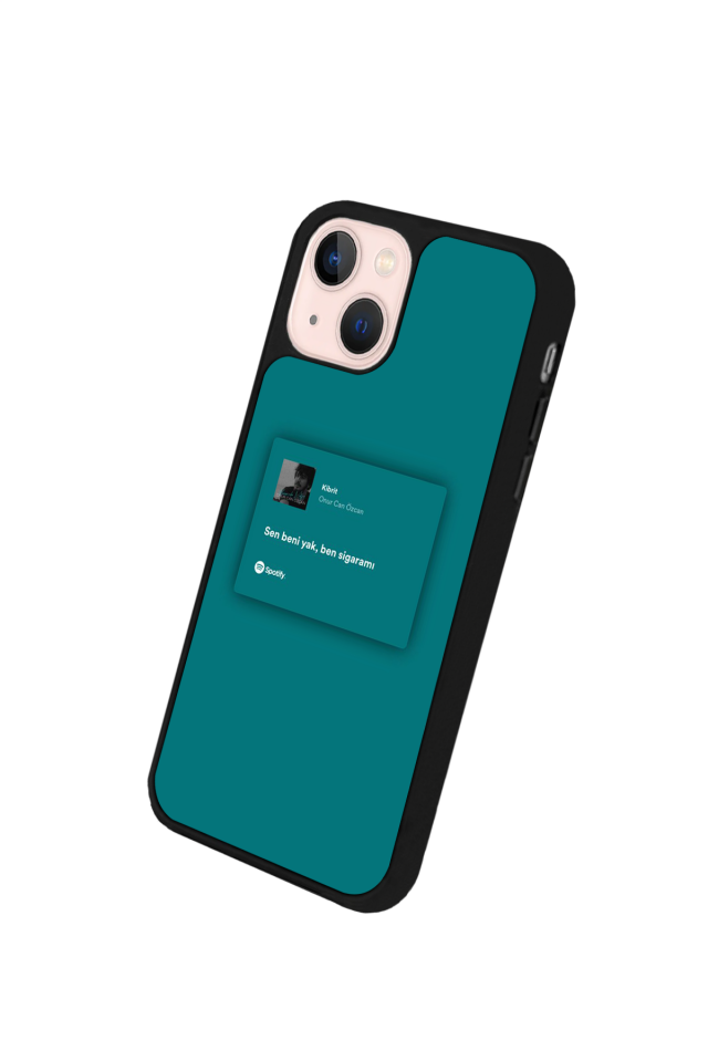 iPhone 14 Plus Uyumlu Sarki Sozleri Tasarımlı Glossy Premium Kılıf