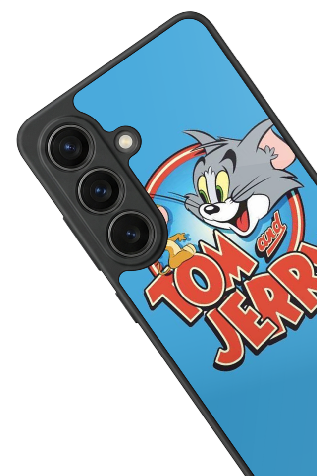 Samsung Galaxy S26 Uyumlu Tom And Jerry Tasarımlı Glossy Premium Kılıf