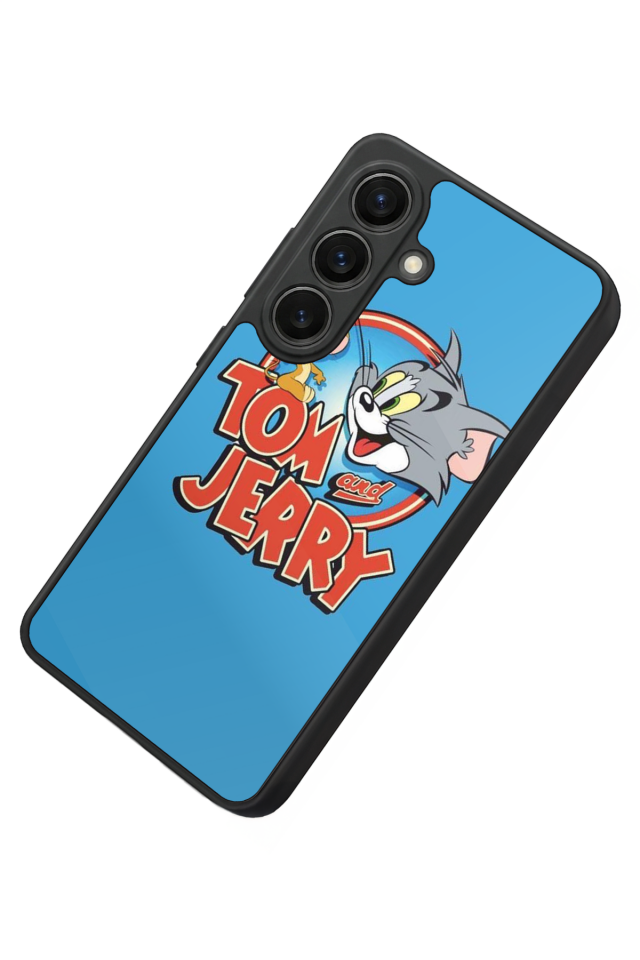 Samsung Galaxy S26 Uyumlu Tom And Jerry Tasarımlı Glossy Premium Kılıf