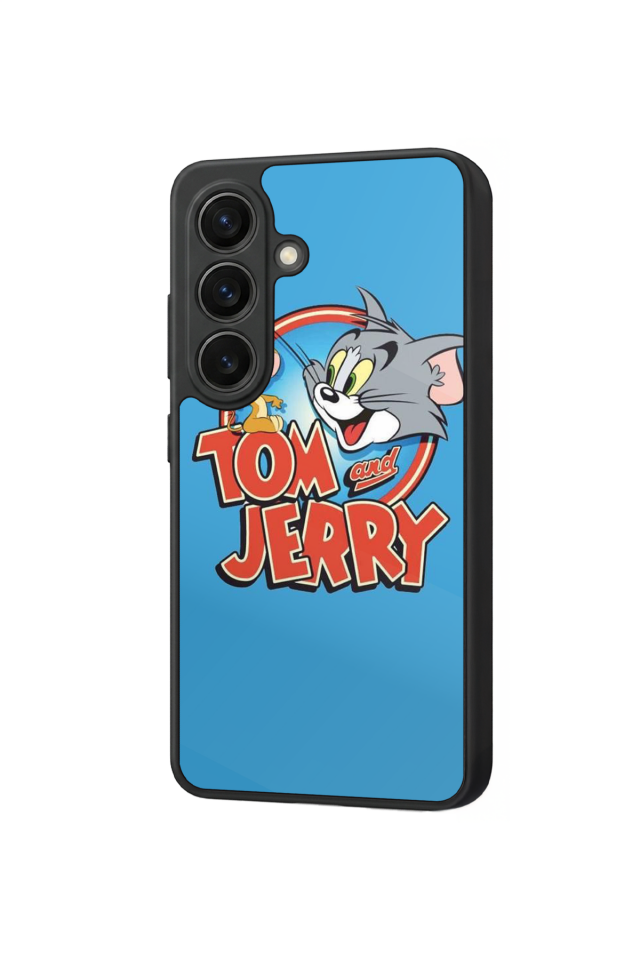 Samsung Galaxy S26 Uyumlu Tom And Jerry Tasarımlı Glossy Premium Kılıf