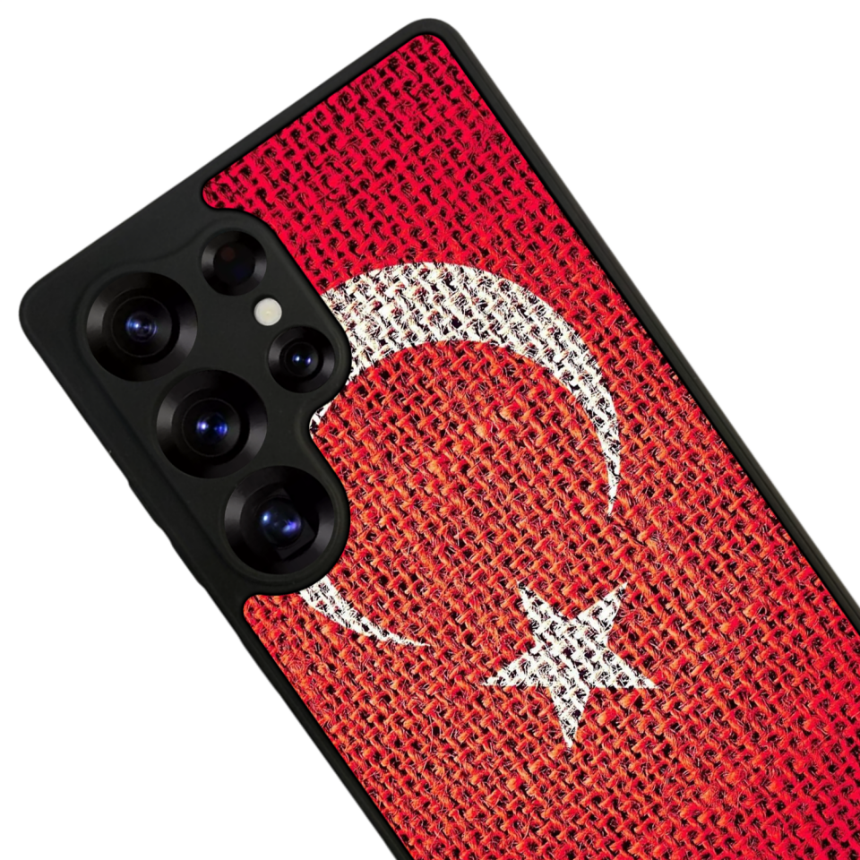 Samsung Galaxy S25 Ultra Uyumlu Türk Bayragi Tasarımlı Glossy Premium Kılıf