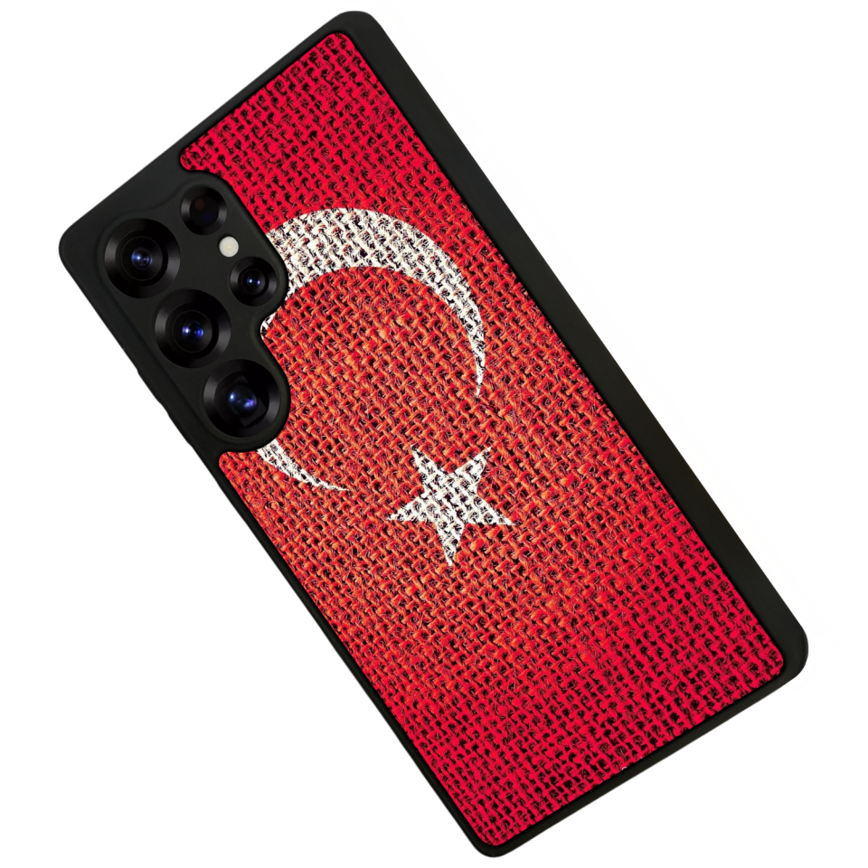 Samsung Galaxy S25 Ultra Uyumlu Türk Bayragi Tasarımlı Glossy Premium Kılıf