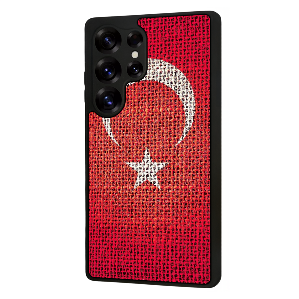 Samsung Galaxy S25 Ultra Uyumlu Türk Bayragi Tasarımlı Glossy Premium Kılıf