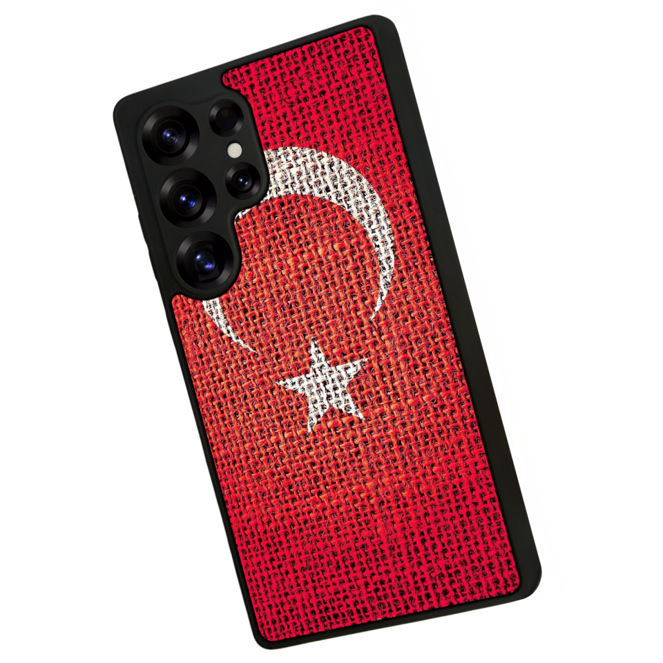 Samsung Galaxy S25 Ultra Uyumlu Türk Bayragi Tasarımlı Glossy Premium Kılıf