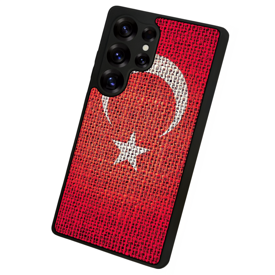 Samsung Galaxy S25 Ultra Uyumlu Türk Bayragi Tasarımlı Glossy Premium Kılıf