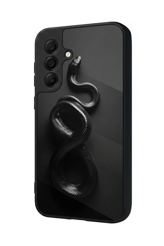 Samsung Galaxy A17 Uyumlu Yılan Tasarımlı Glossy Premium Kılıf