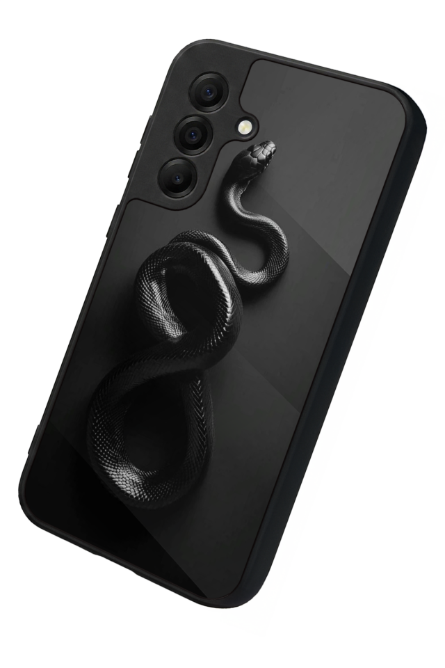 Samsung Galaxy A17 Uyumlu Yılan Tasarımlı Glossy Premium Kılıf