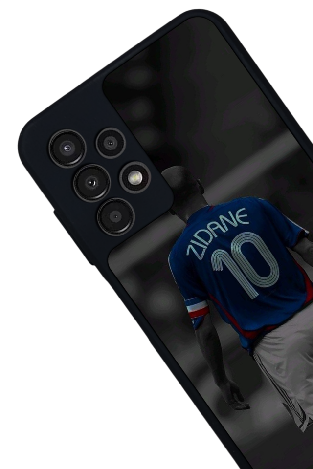 Samsung Galaxy A13 Uyumlu Zidane Tasarımlı Glossy Premium Kılıf