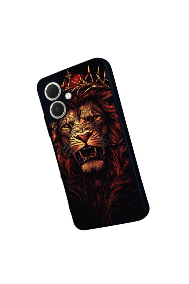 Tecno Spark GO 2 Uyumlu Aslan Tasarımlı Glossy Premium Kılıf