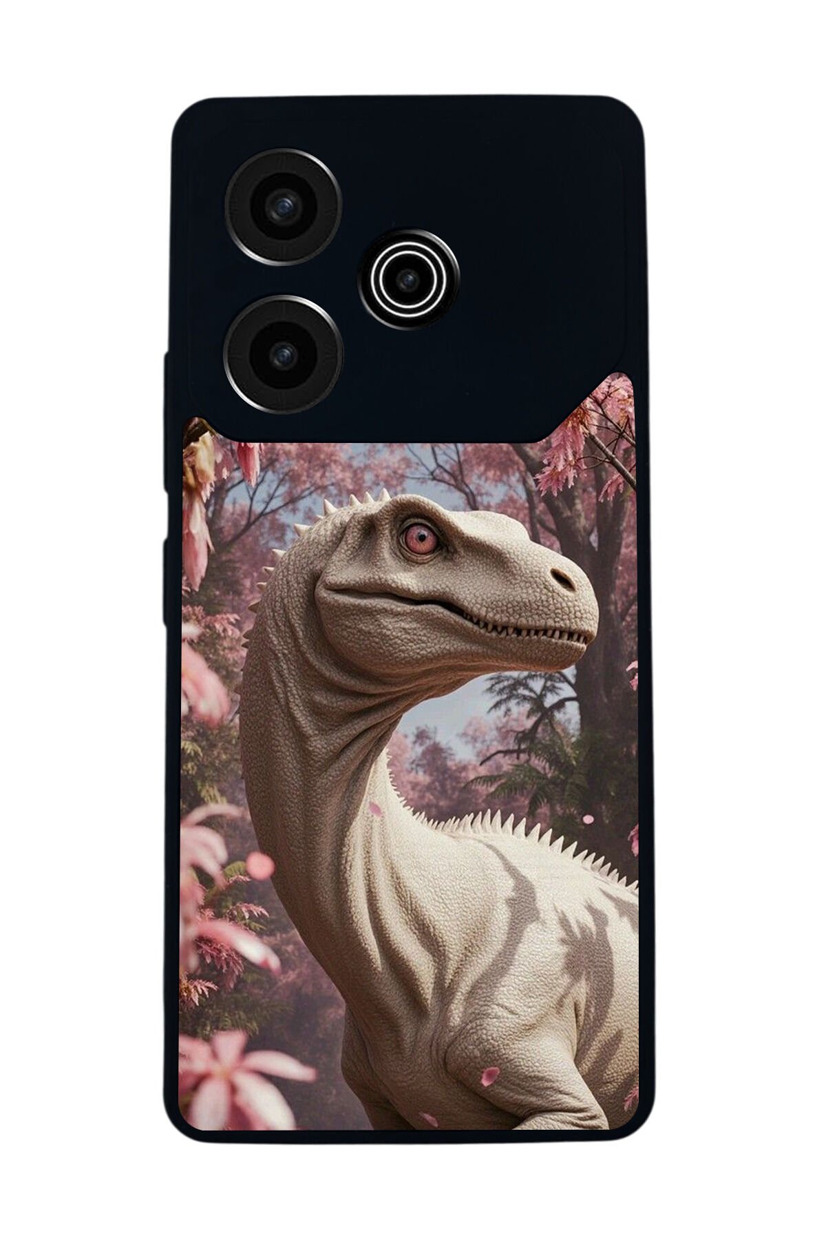 Tecno Pova 6 Uyumlu Dinazor Tasarımlı Glossy Premium Kılıf