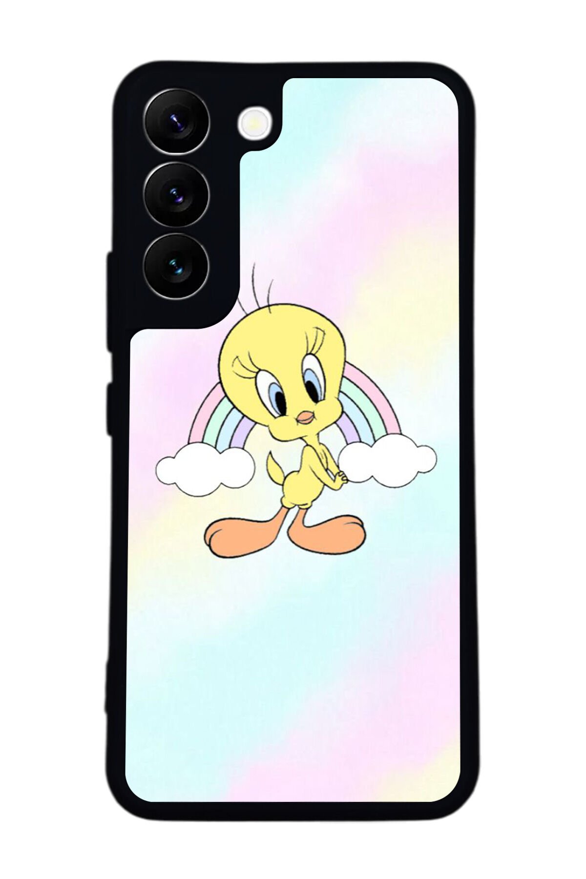Samsung Galaxy S22 Uyumlu Tweety Tasarımlı Glossy Premium Kılıf