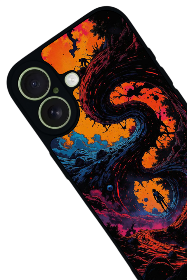 iPhone 17 Uyumlu Abstract Tasarımlı Glossy Premium Kılıf