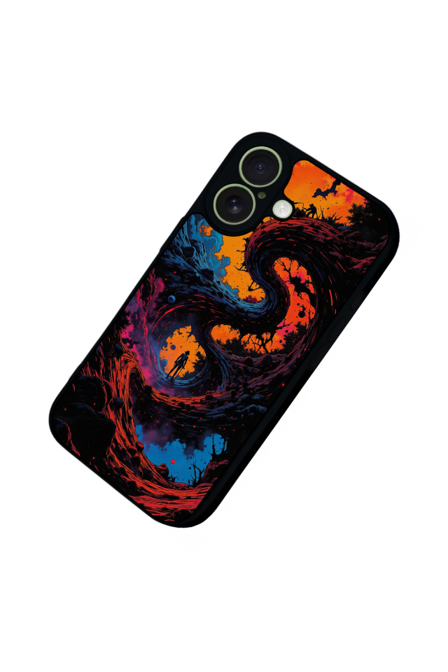iPhone 17 Uyumlu Abstract Tasarımlı Glossy Premium Kılıf
