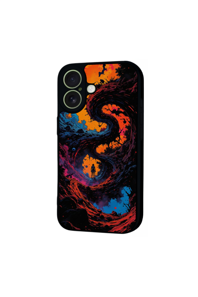 iPhone 17 Uyumlu Abstract Tasarımlı Glossy Premium Kılıf