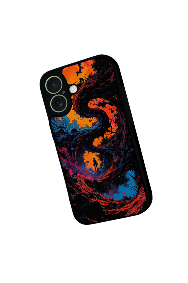 iPhone 17 Uyumlu Abstract Tasarımlı Glossy Premium Kılıf