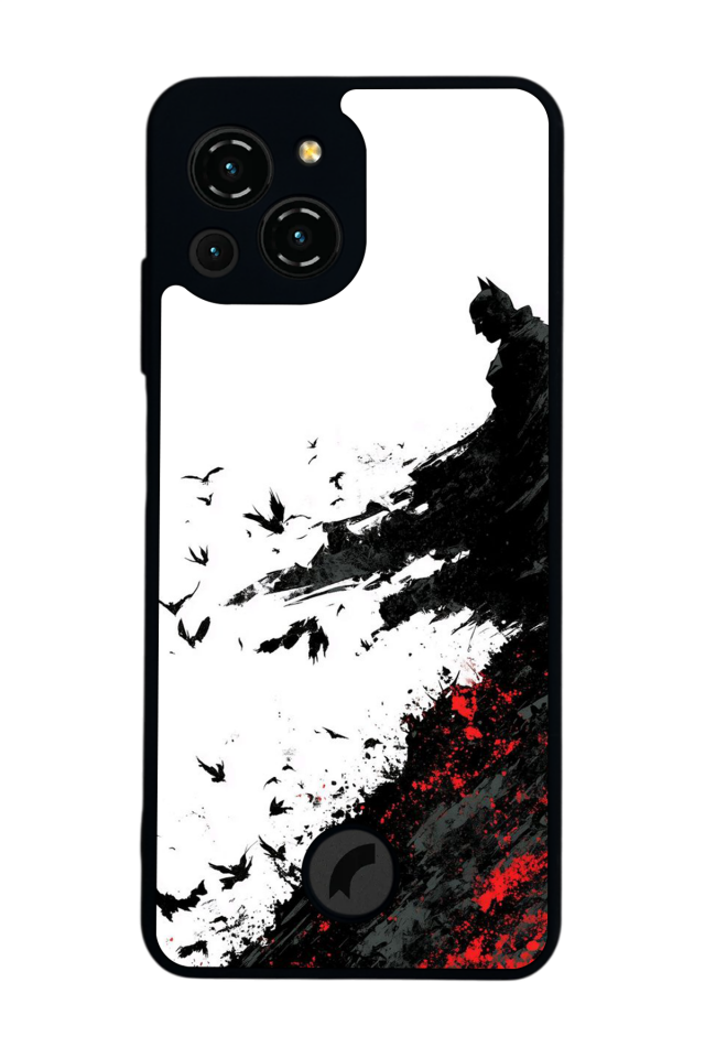 Reeder S23 Pro Max Uyumlu Batman Tasarımlı Glossy Premium Kılıf