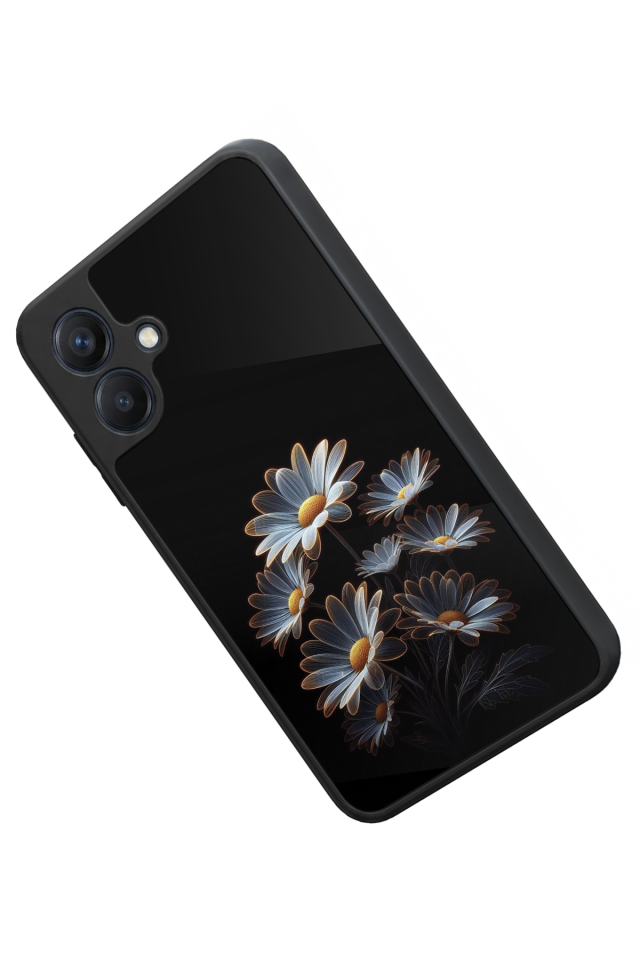 Samsung Galaxy A07 Uyumlu Cicek Tasarımlı Glossy Premium Kılıf