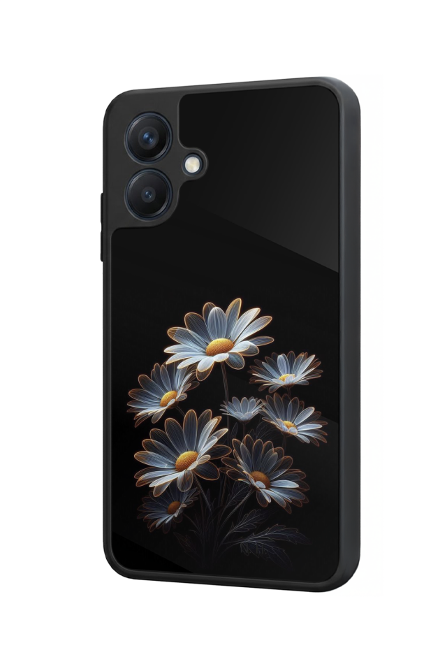 Samsung Galaxy A07 Uyumlu Cicek Tasarımlı Glossy Premium Kılıf