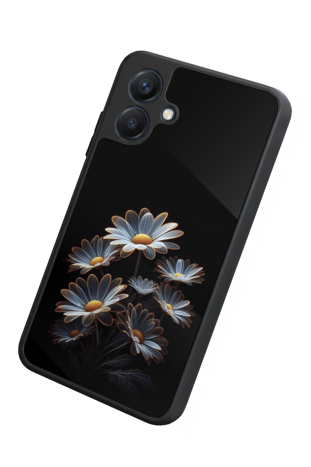 Samsung Galaxy A07 Uyumlu Cicek Tasarımlı Glossy Premium Kılıf