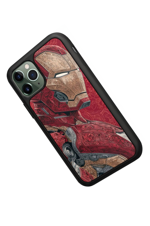 iPhone 11 Pro Uyumlu Iron Man ( Demir Adam ) Tasarımlı Glossy Premium Kılıf