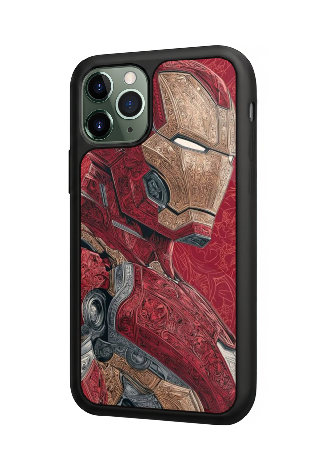 iPhone 11 Pro Uyumlu Iron Man ( Demir Adam ) Tasarımlı Glossy Premium Kılıf